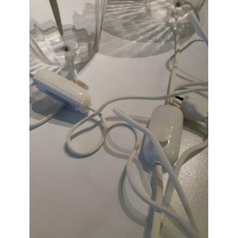 Tafel lamp Ikea glas 2 stuks
