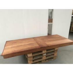 XXL tafel hardhout 2,40mtr.