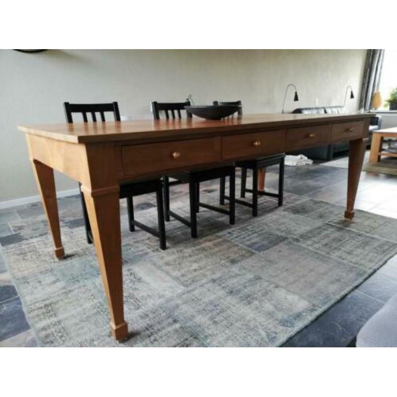 Massieve teak houten eettafel 200 x 100 x 79 cm