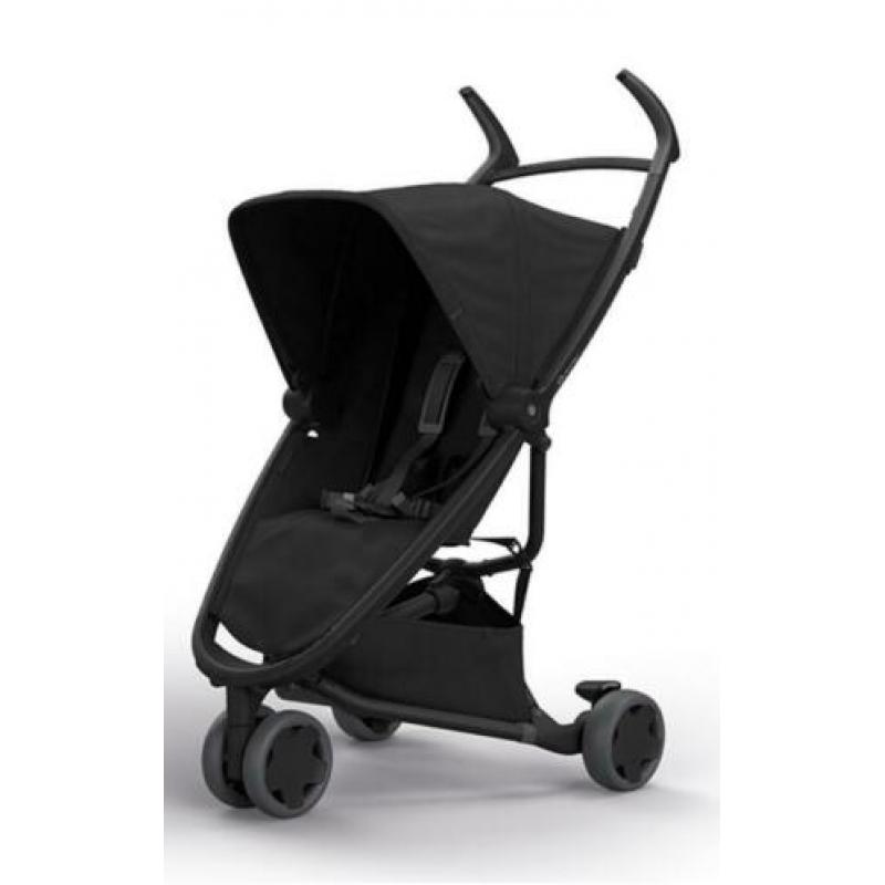 Quinny Zapp All Black, incl voetenzak,regenhoes en zonnekap.
