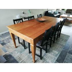 Massieve teak houten eettafel 200 x 100 x 79 cm