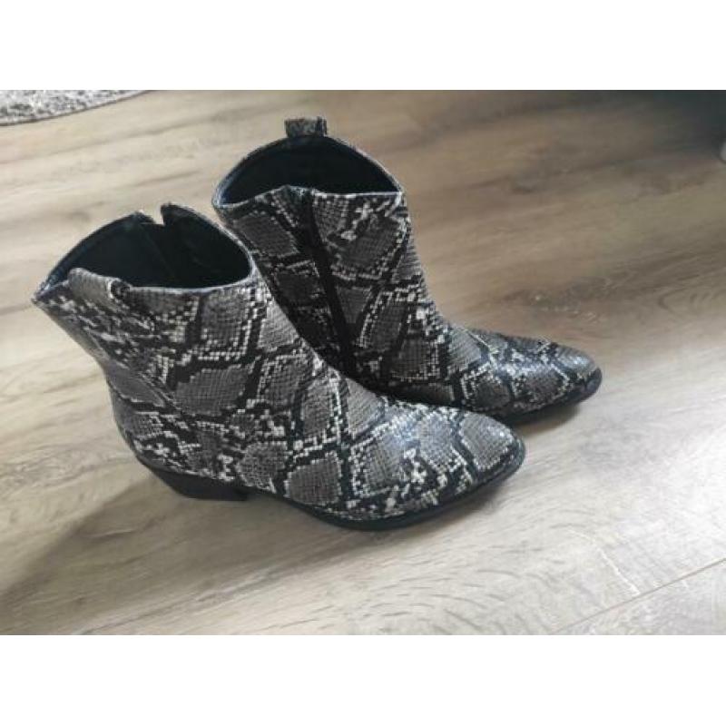 Slangen print laarsjes mt 41 als nieuw