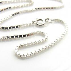 Nieuw! 925 echt zilveren schakelcollier ketting Jasseron cm