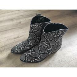 Slangen print laarsjes mt 41 als nieuw