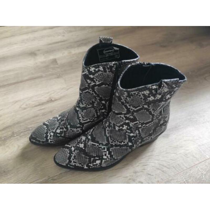 Slangen print laarsjes mt 41 als nieuw