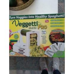 Spiraalsnijder veggetti pro. Bekend van TV