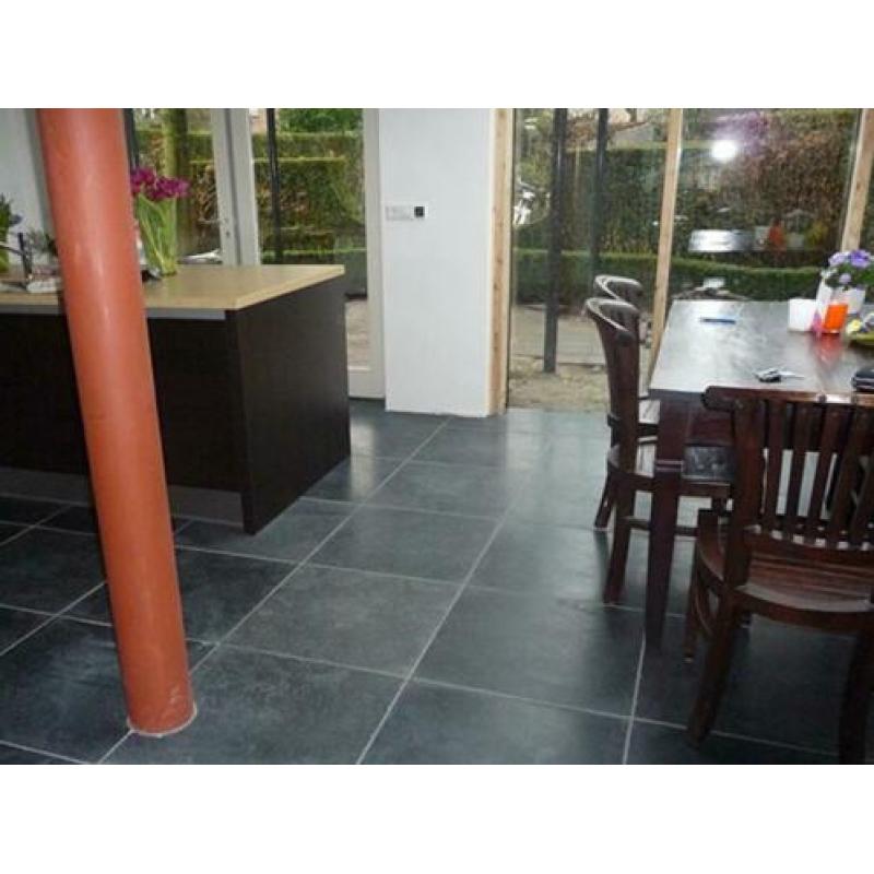 natuursteen vloertegels Desert Black Gothic 60x60 cm
