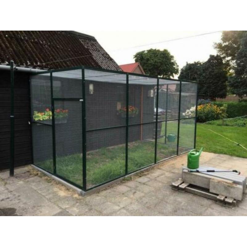 Aluminium kattenrennen. Maatwerk. Onderhoudsvrij. NIEUW!