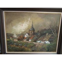 Groot schilderij van WOLTER