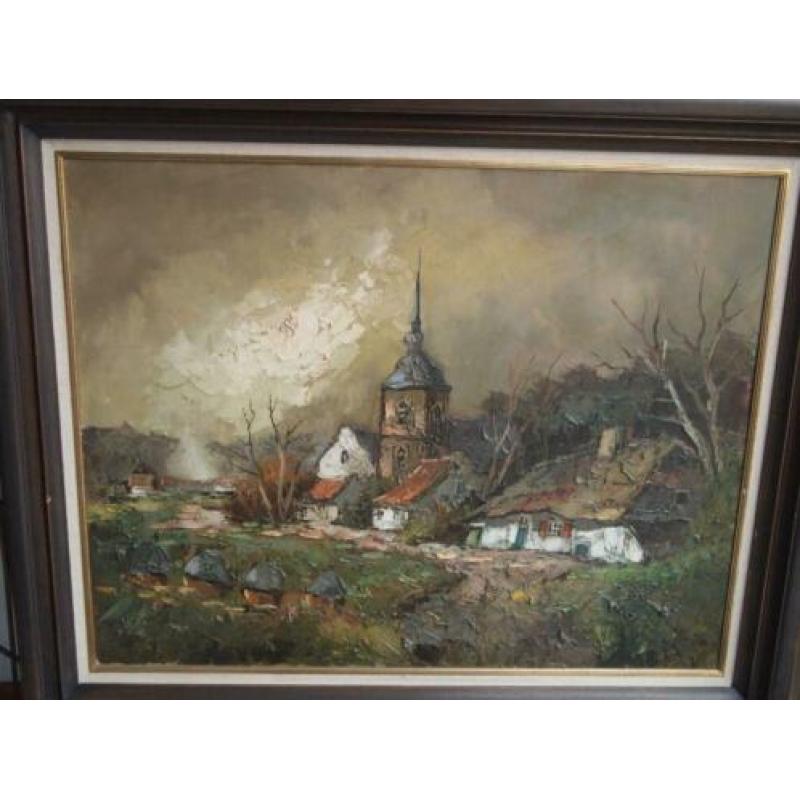 Groot schilderij van WOLTER