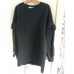 Zara oversized sweater zwart 128 zgan