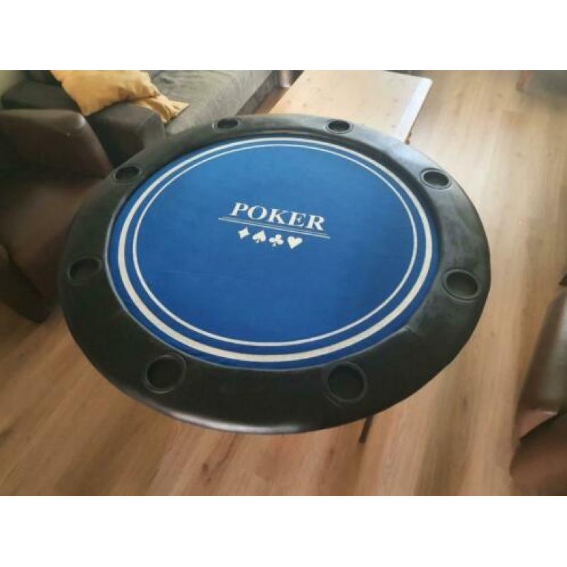 Pokertafel rond met inklapbare poten