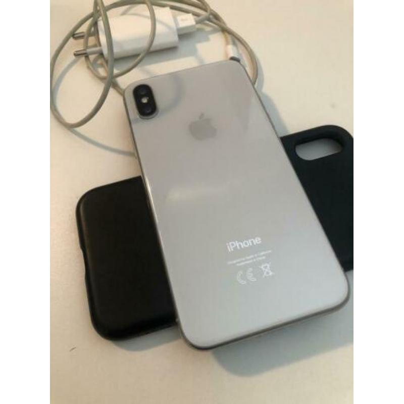 Iphone x wit 64 gb top staat