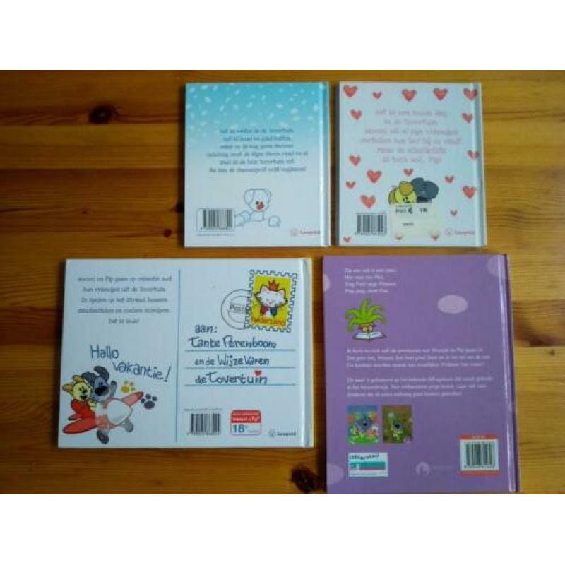 4 x boek Woezel en Pip
