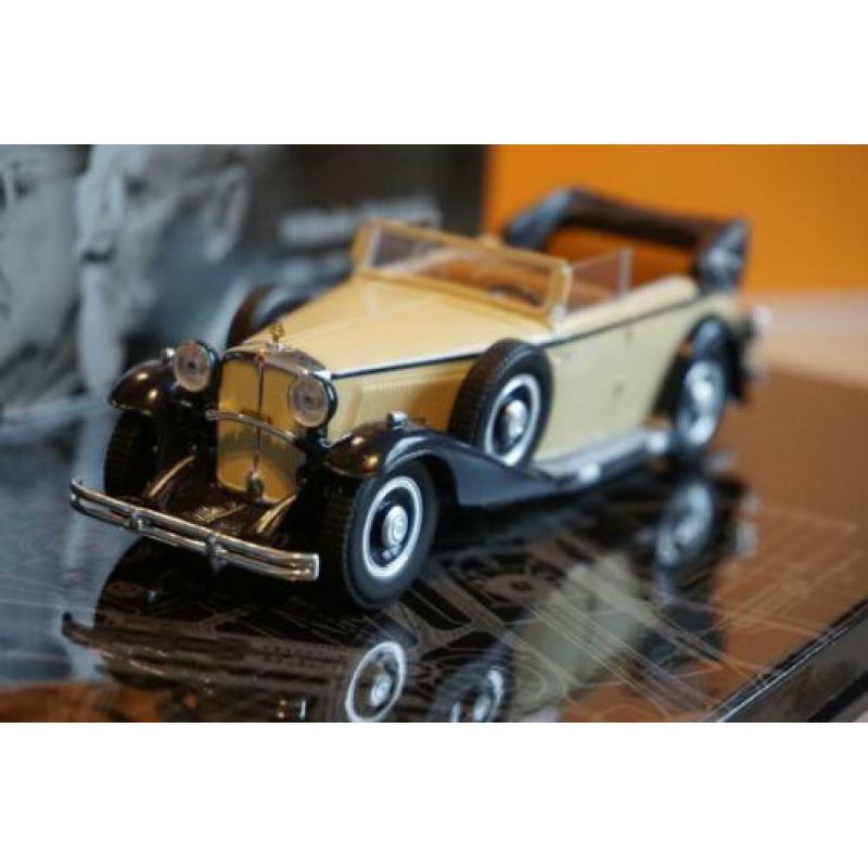 Mercedes May Bach DS8 Zeppelin cabriolet 1932 Mini Ch. 1/43