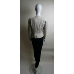 LAURA ASHLEY vintage 80's linnen en katoenen jasje 38