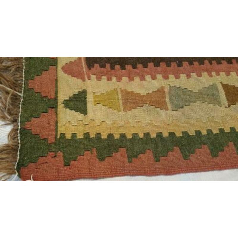 Anatolisch kelim 320 x 151/Vloerkleed/Perzisch tapijt/loper