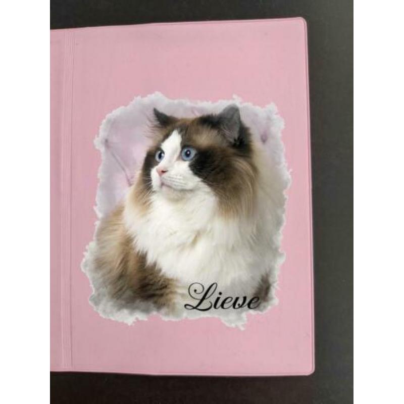 Ragdoll hoesje met eigen foto voor enting boekje