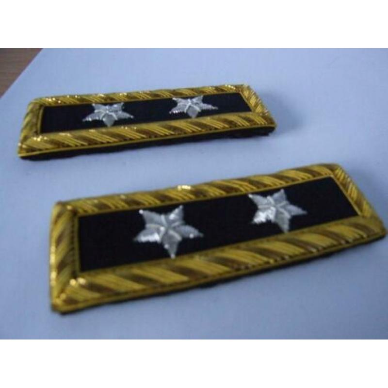 Embleem,Set,Schouder,Rank,Generaal,Majoor