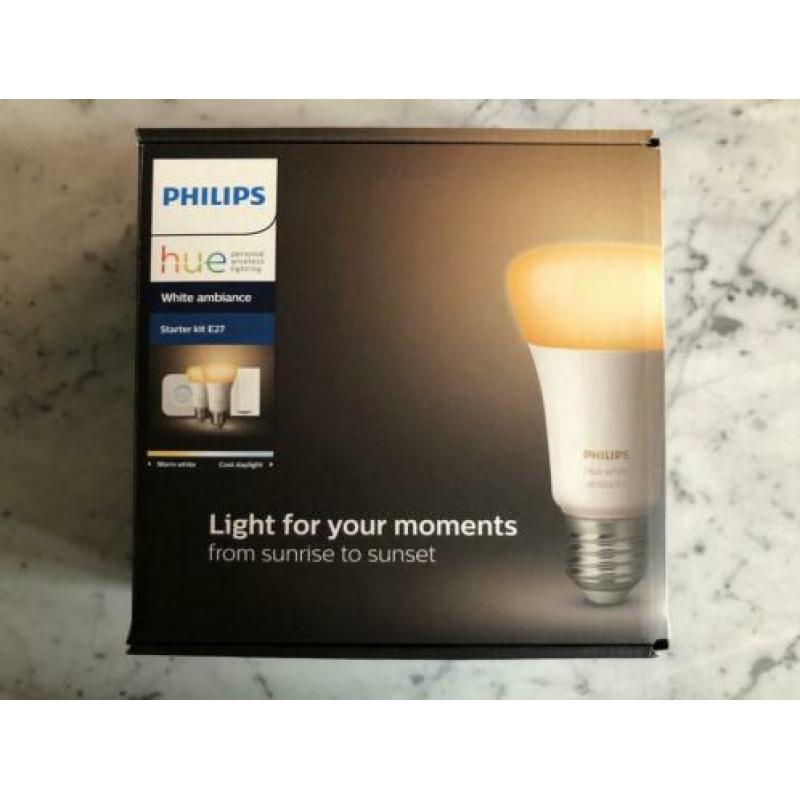 Philips Hue White ambiance Starter kit E27 ZGAN 2 lampen