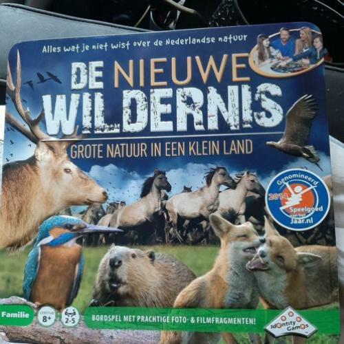 De nieuwe wildernis gezelschapsspel in blik