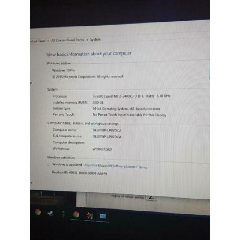 Budget gaming pc, i5 2400, gtx 1050 Ti