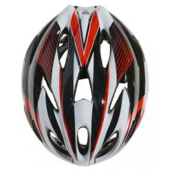 Fietshelm wielrenhelm mtb racefiets fiets helm rood wit zwar