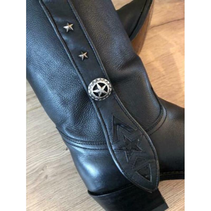 Sendra by gaudí black western boots