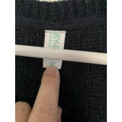 Leuk, donkerblauw By-Bar vest/trui, maat M. Lekker warm!