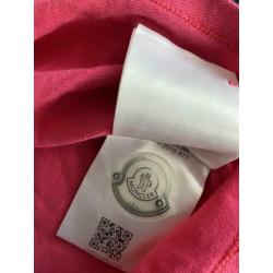 Moncler poloshirt maat 128 shirt