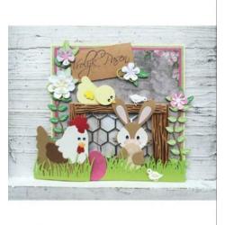 Konijn snijmal Marianne design COL1354 pasen / lente / baby