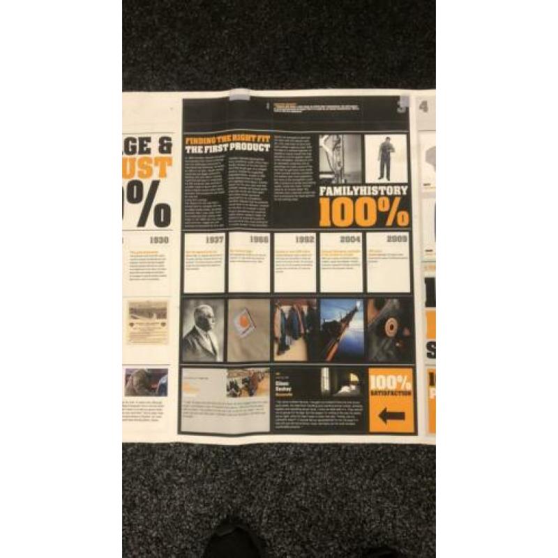 Carhartt canvas printout van Newspaper uit 2010