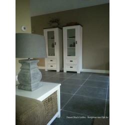 natuursteen vloertegels Desert Black Gothic 60x60 cm