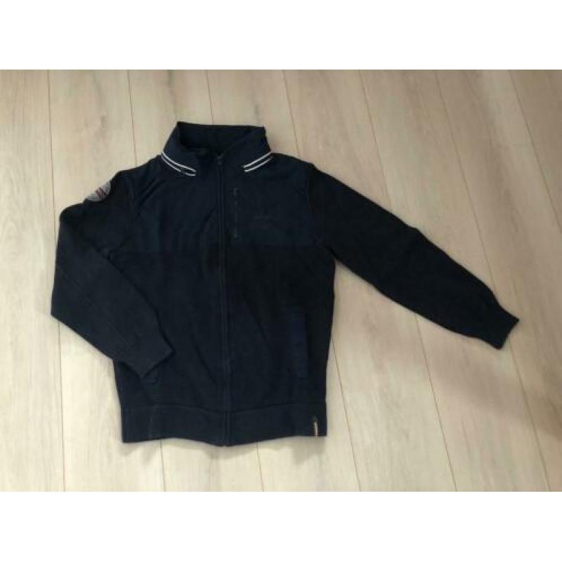 New Zealand Auckland NZA donkerblauw katoenen vest maat L