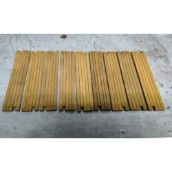 Dragline schotten hout 9 stuks