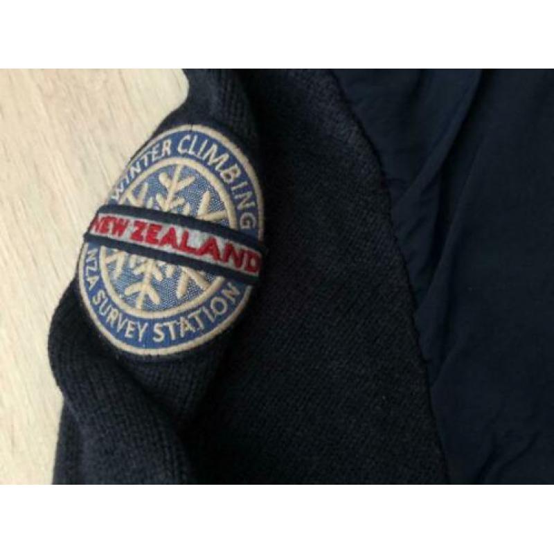 New Zealand Auckland NZA donkerblauw katoenen vest maat L