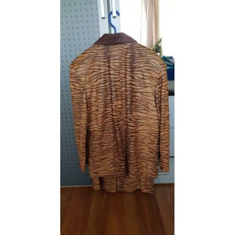 Leer paje in luipaard print 38