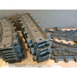 Playmobil trein rail 7.2 m baan met wissels en clips