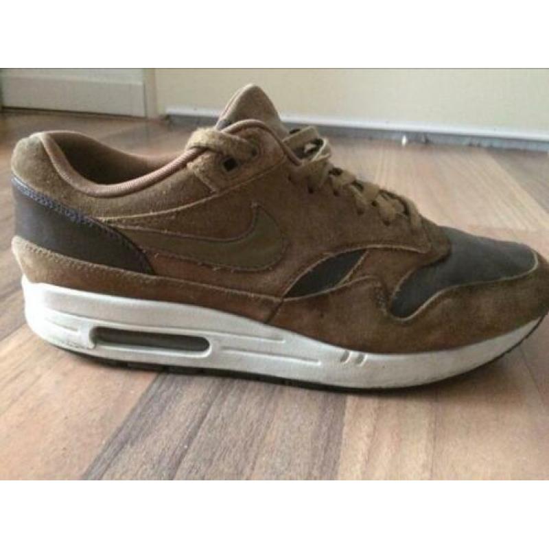 Nike Nike Air Max 1 Brown Leer/Suède Mt 44,5
