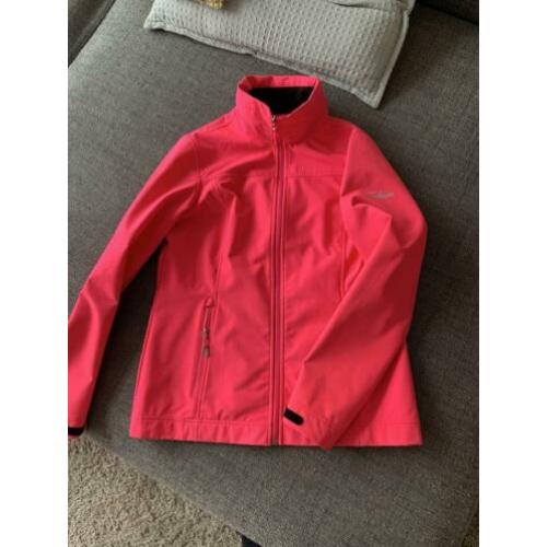 Flacon softshell jas maat L roze