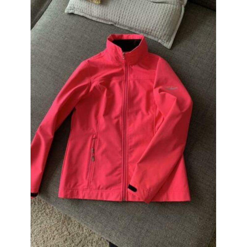 Flacon softshell jas maat L roze