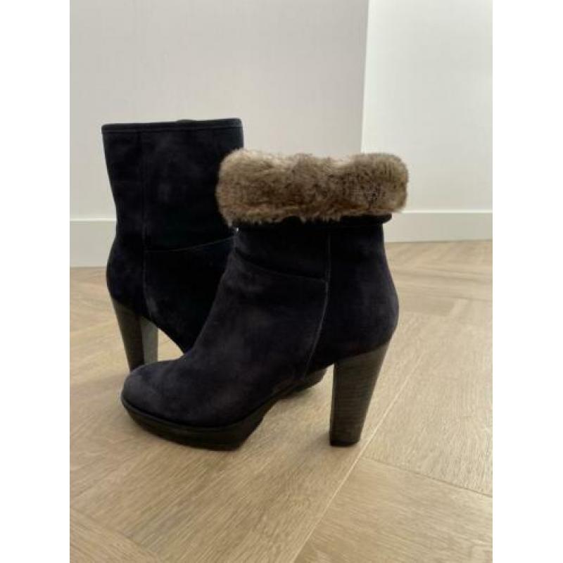 Fred de la Bretoniere laarsjes - blauw - mt 38
