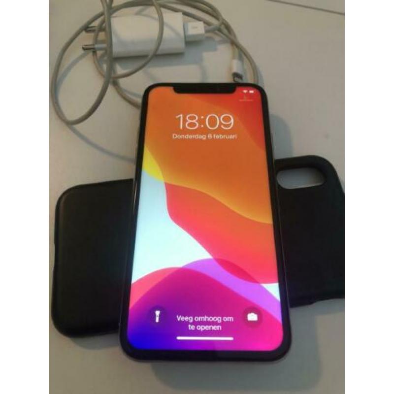 Iphone x wit 64 gb top staat