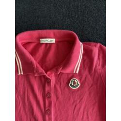 Moncler poloshirt maat 128 shirt