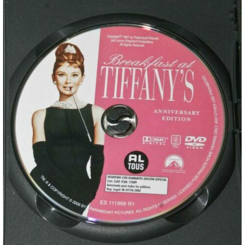 Breakfast at Tiffany's. Audry Hepburn + George Peppard
