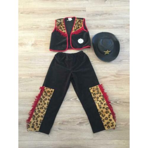 Cowboy verkleedset met hoed én bandana 128