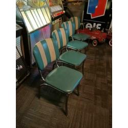 4x Eetkamer Stoelen (Fifties & Sixties) USA