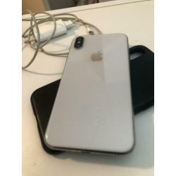 Iphone x wit 64 gb top staat