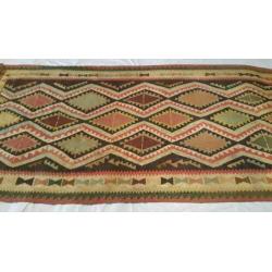 Anatolisch kelim 320 x 151/Vloerkleed/Perzisch tapijt/loper