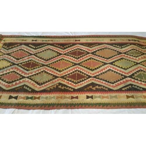 Anatolisch kelim 320 x 151/Vloerkleed/Perzisch tapijt/loper